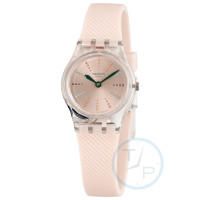 Swatch Quadretten Light Pink Sunray Dial LK372